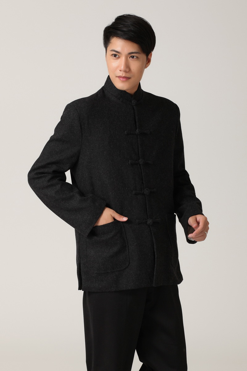 Buy Wholesale China Men's Formal Suit Men's Knit Jacket Dark Blue
