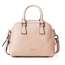 JESSIE&JANE Women’s Boston Classic Minimalist Mobile Shoulder Messenger Leather Bag 1219