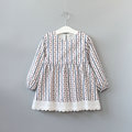 VORO BEVE 2017 Spring Girl Clothes Cute Fashion Girls Dress Kids Baby Clothing Long Sleeve Lace