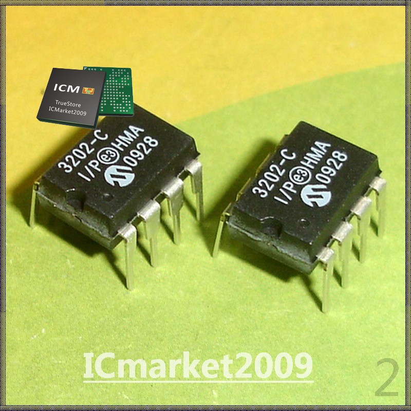 Купить 10 шт Mcp3202-ci/p Dip-8 Mcp3202 2.7V двойной канал 12-битный ...