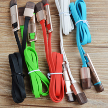 1M Micro IOS 2Port In One Line USB Cable Adapter For iphone5 5s 6 6p LG