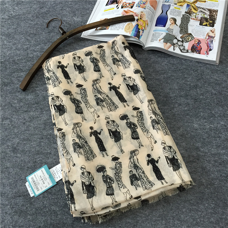 Diseñador algodón Desigual bufanda mujer Bufandas y estolas Cachecol Feminino Bufandas del mantón de Hijab Foulard