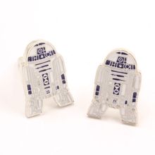 Drop Shipping New Arrivals Cuff Links Star Wars 7 Men Shirt Brand Cuff Buttons Top Grade Palladium Millennium Falcon Cufflinks