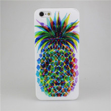 2015 NEW NOVELTY Fruit Pineapple Transparent Case Cover For Apple i Phone iPhone 4 4S 5