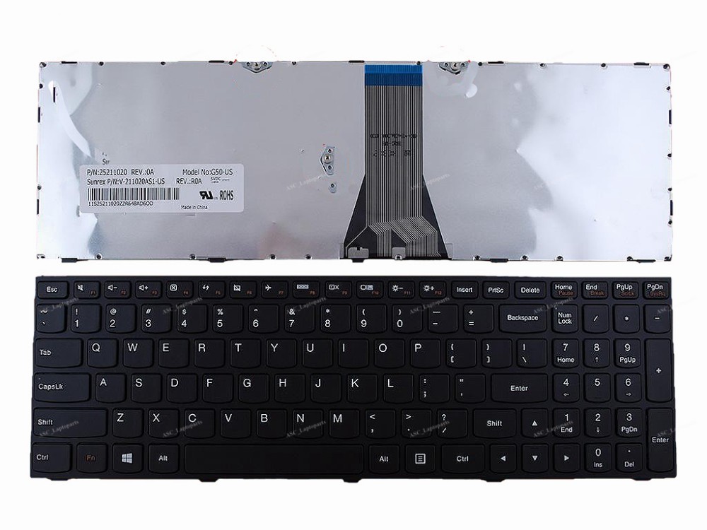 new us english keyboard for lenovo g50-30 g50-45 g50-70 g50-70m