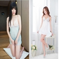 Plus Size 2016 SM Exotic Apparel Women Lace Dress Sexy Halter Hot Erotic Sexy Lingerie Set
