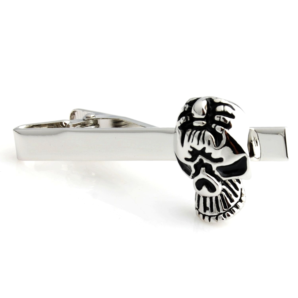 מוצר Free Shipping ! YHT73 Black Enamel Skull Funny and Cool Tie