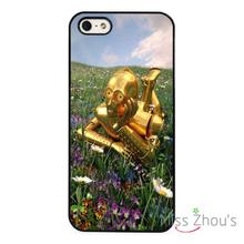 Star Wars Funny Robot Joke back skins mobile cellphone cases cover for iphone 4/4s 5/5s 5c SE 6/6s plus ipod touch 4/5/6