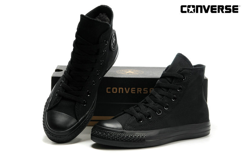 all black converse mens