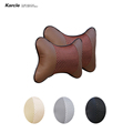 Karcle 1 Pair Car Neck Pillows Car Covers Warm Neck Headrest Breathable Auto Seat Cover Headrest