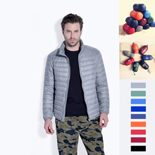 2015 new ultra-thin hooded jacket young men with oversized feather coat autumn/winter Winter sweater jacket