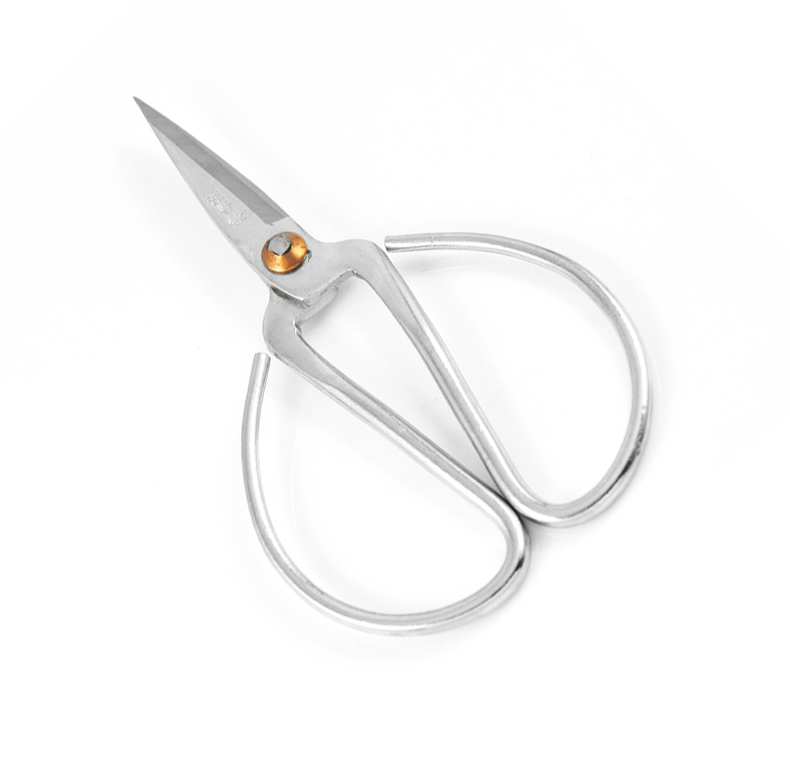 Free shipping 168 mm overall length wangwuquan chrome plated carbon steel scissors for household and garden