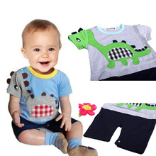 High Quality 1pc Boy Kids Baby Toddler Infant Cute Dinosaur Romper Jumpsuit Clothing Outfit KS0129