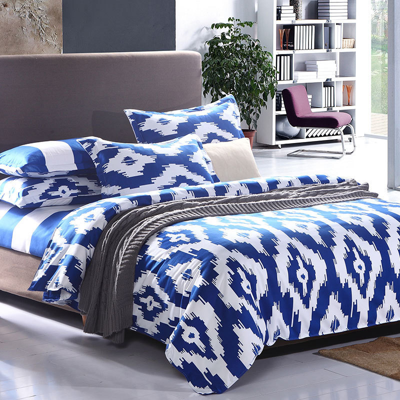 Brushed Bed Sets And Comforter Bed Cover Set Black And White With ...
