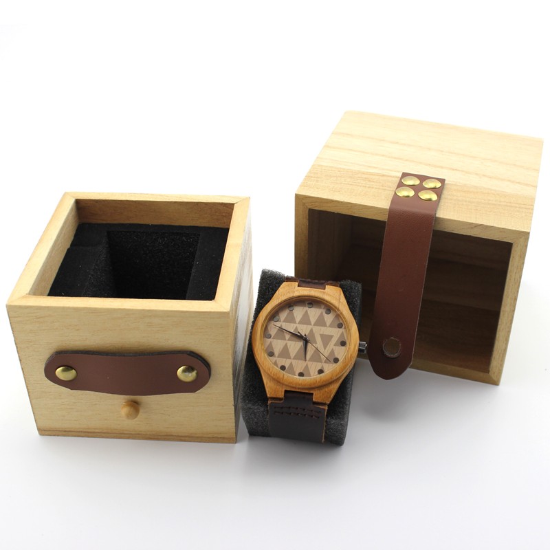 Wooden box for Bamboo watch