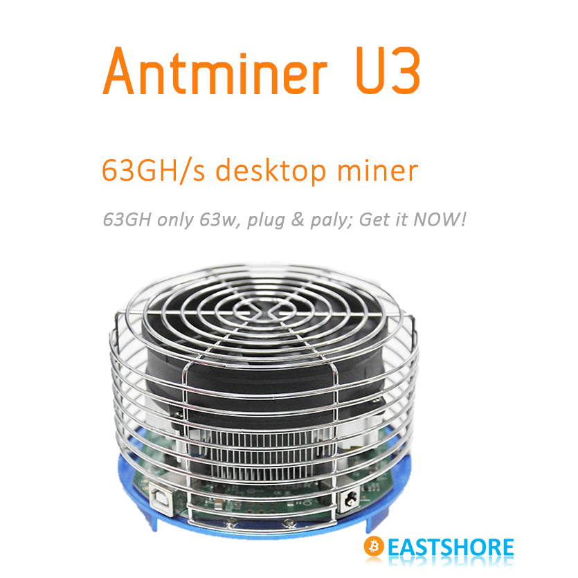 Bitcoin  Antminer U3 63GH Asic  63GH Btc   ,   Rbox