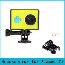 Gopro SJ4000 Style Xiaomi yi Accessories Border Frame Mount Protective Housing Case Cover For xiaoyi Sport Action Camera
