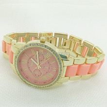 2016 Hot clock luxury brand GENEVA silicone wrist watches women fashion watch women dress watches Relogies