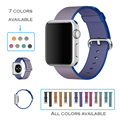 URVOI band for apple watch woven nylon strap fabric like feel wrist colorful pattern with classic