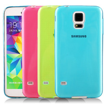 S5 Mobile Phone Cases 0 3MM Super Slim Soft TPU Silicon Clear Case For Samsung Galaxy