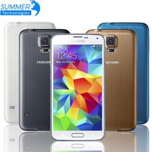 Original Unlocked Samsung Galaxy S5 i9600 Cell Phones 5 1 Super AMOLED Quad Core 16GB ROM