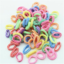 10 | disposable towel ring hair rope hair ring a lot of candy-colored children’s hair accessories wholesale free shipping