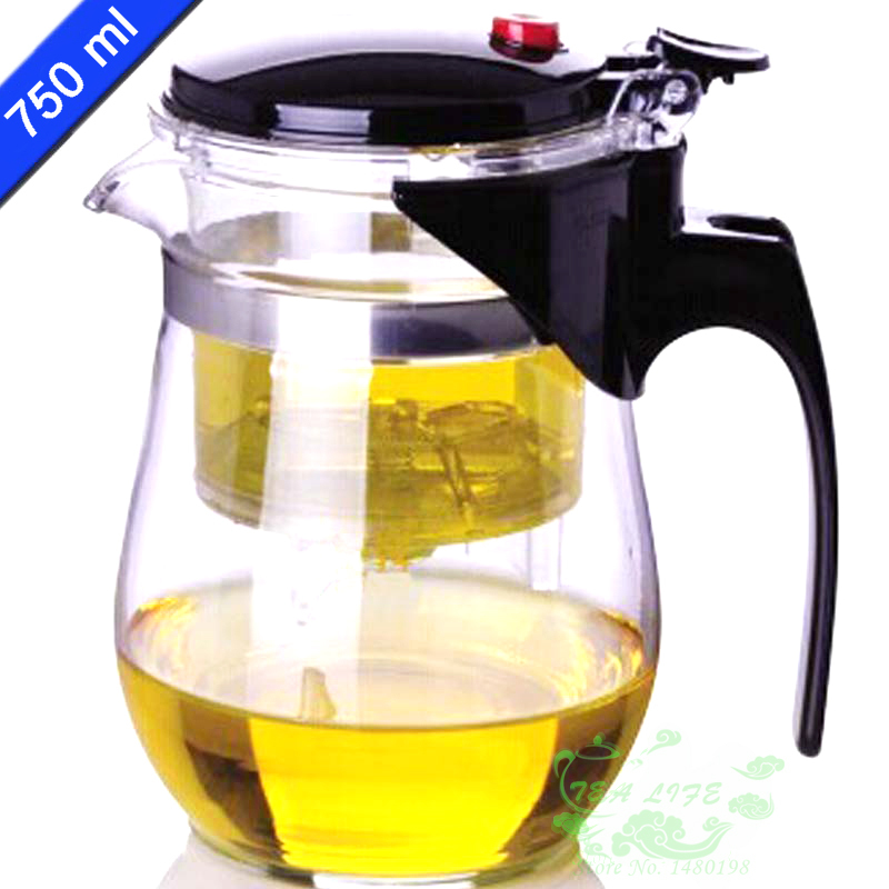 750ml Pot Glass Tea Set Fashion Sets Kettle for Tea Heat Resistant Glass Teapot Tot Grade
