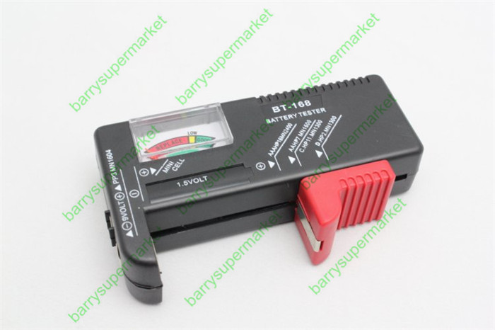 100pcs BT-168 Universal Battery Tester Checker Load Test Volt Checker for AA AAA C/D 9V Button Cell
