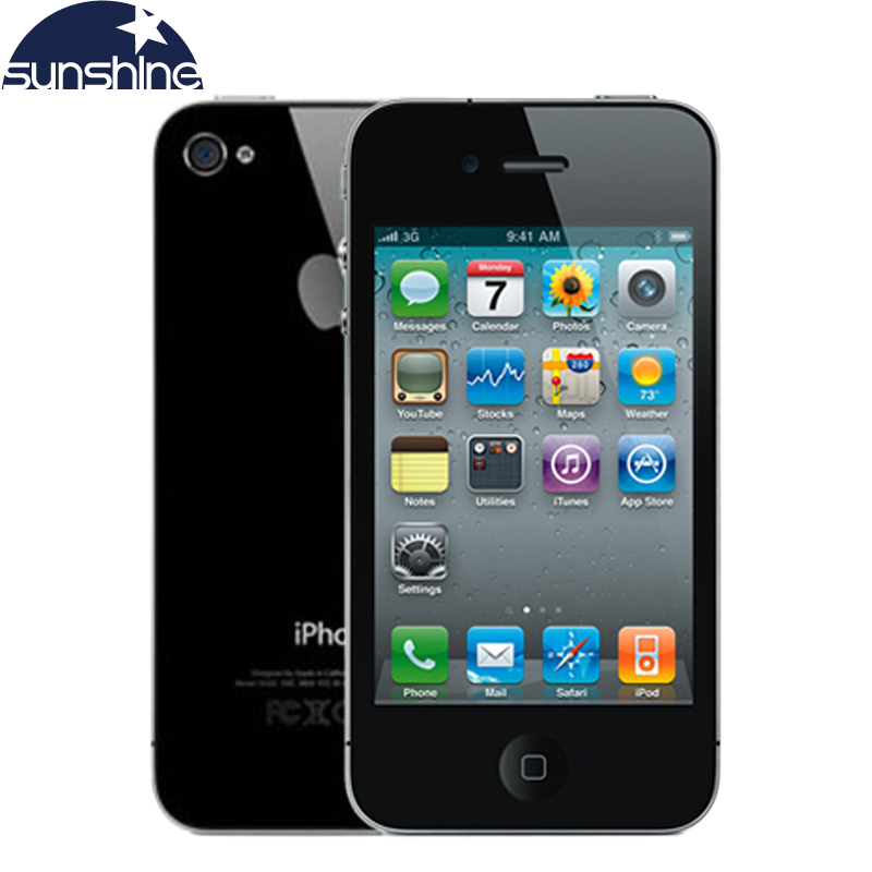 iPhone4 Unlocked Original Apple iPhone 4 Mobile Phone 3 5 IPS Used Phone GPS iOS Smartphone