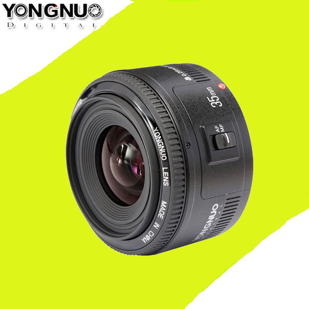 YongNuo YN35mm F2 Lens Wide-Angle Fixed/Prime Large Aperture Fixed Auto Focus Lens For Canon  60D  5D2 7D2 750D  6D DSLR Cameras