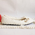 white flat bridal wedding shoes fashion women s party shoes