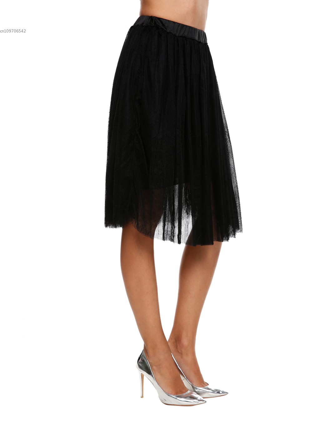 HOT Women Princes Fairy Style 5 layered Tulle Dress Bouffant Skirt