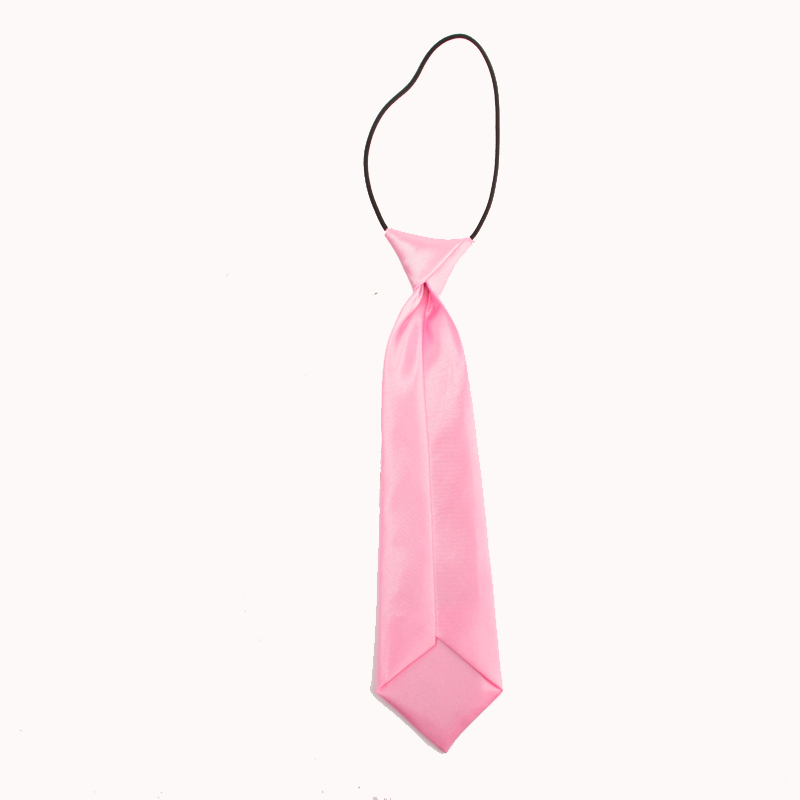 Lackingone hot sale fashion gravata Satin Elastic Neck Tie for Wedding Prom and children wholesale ties
