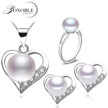 Precise bridal freshwater pearl jewelry set 925 silver women,wedding ceremony pure pearl models necklace earring anniversary girl biggest reward