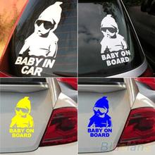 Baby on Board Car Safty Sticker Decal Waterproof Night Reflective Wall Stickers car covers 1Q83