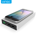 Vinsic Magic P8 12000mAh Qi Wireless Charging External Battery Power Bank for Samsung S7 and Other