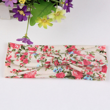 1 pieces New Cute Newborn Baby Cool Printing Knot Elasticity Headband Cotton Children Girls Baby Hair