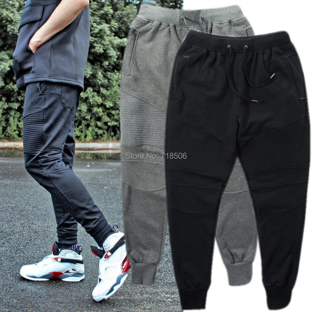 Plain Out Door Streetwear Swaetpsnts Harem Joggers Hip Hop Dance Skinny