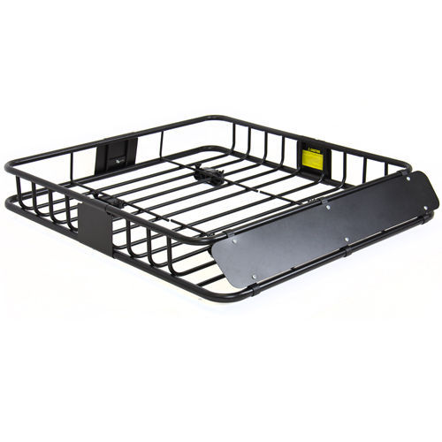 Universal Roof Rack Cargo& Car Top Luggage Carrier Basket Traveling SUV