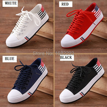 Free shipping 2015 low help JK uniform Harajuku canvas girl shoes striped female tide lazy shoes