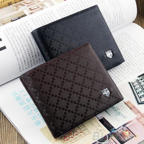 Fashion Men s Leather Wallet Pockets Card Clutch Cente Bifold Purse New 2 Colors 1T16