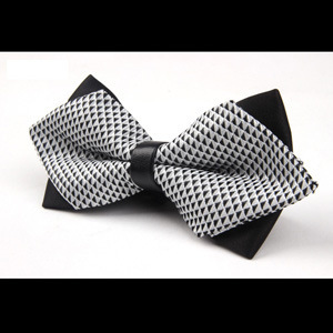 British style Formal commercial bow tie double font b plaid b font stripes male marriage bow