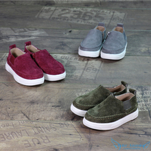 Toddler Children Genuine Leather Sneaker Shoes 2016 Autumn Gentlemen Casual Sneaker for Boys&Girls Kids Teenagers School Shoes