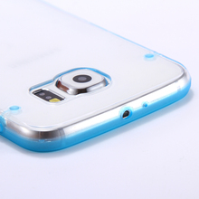 Glow in Dark Luxury Luminous Case For Samsung Galaxy S6 G9200 Soft TPU Case Transparent Clear