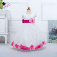 New 2016 flower girl Dress Kids Clothing baby girls Clothes Princess Party Dresses Summer Children Wear NOVA Fashion Toddler Q28