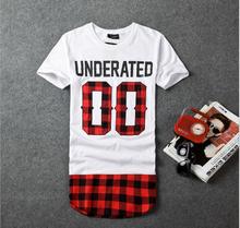 UNDERATED Bandana Men’s Extended Tee Shirts Men Skateboard Element t-shirt Hip Hop tshirt Streetwear Clothing