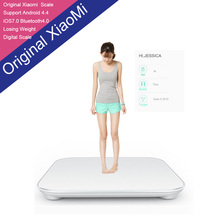100% Original Xiaomi Scale Mi Smart Weighing Scale Support Android 4.4 iOS7.0 Bluetooth4.0 Losing Weight Digital Scale White