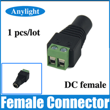 1pcs DC female connector power adapter connectors for 5050 3528 single color LED strip light WAC10