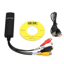 2015 New USB 2 0 Easycap EasierCAP dc60 tv dvd vhs video Capture adapter Easy cap