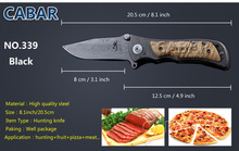 Cabar 2015 New Arrival 8cm Single Blade Hunting Camping Diving Outdoor Knife Top Quality Blade Free